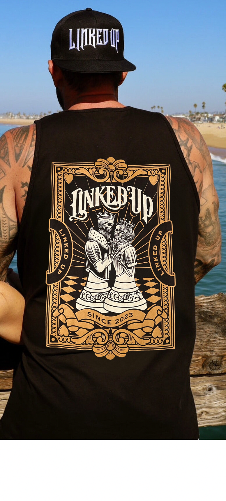 Tank top King and Queen chess piece unisex protect your queen