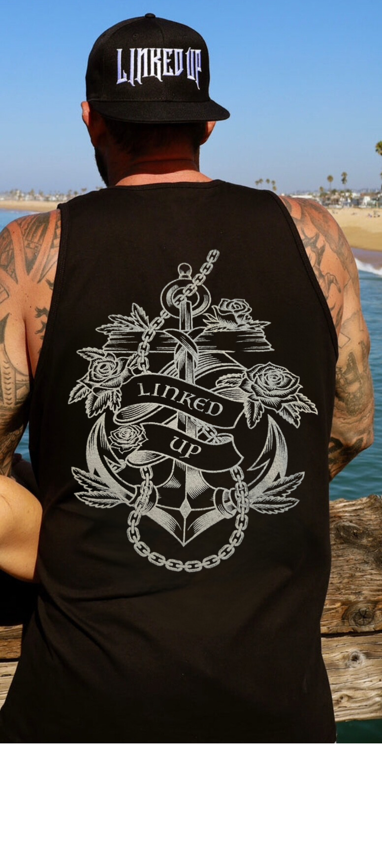 Through the storm anchor Tank top