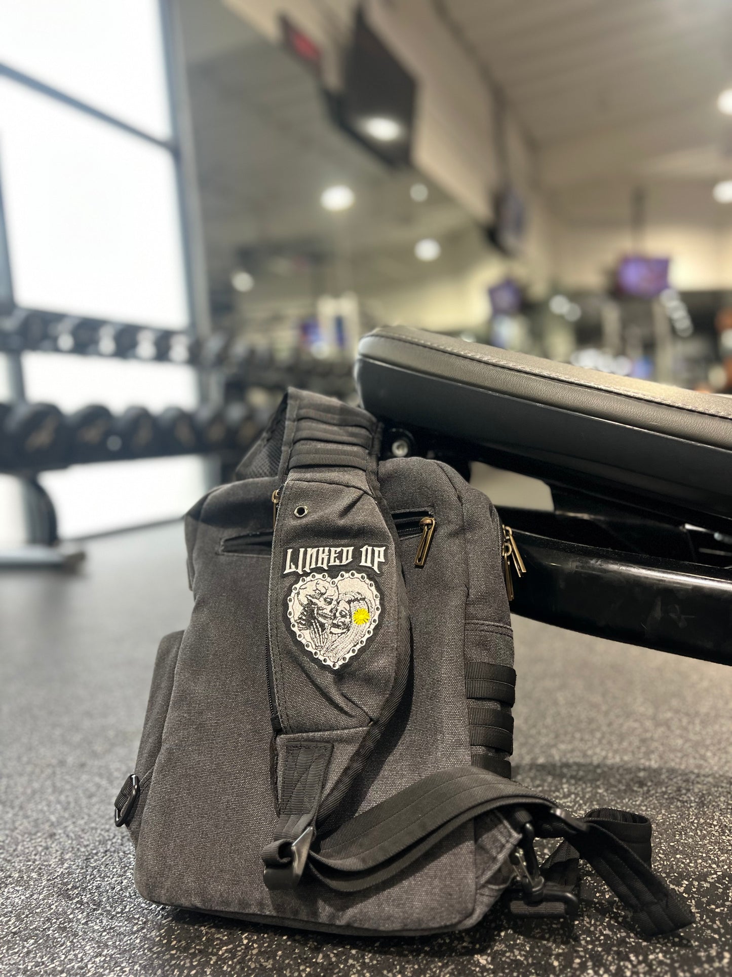 Linked up embroidery patches